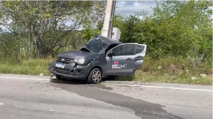 Imagem ilustrativa da imagem Mais de 2,4 mil acidentes envolvendo postes foram registrados em Alagoas em pouco mais de dois anos