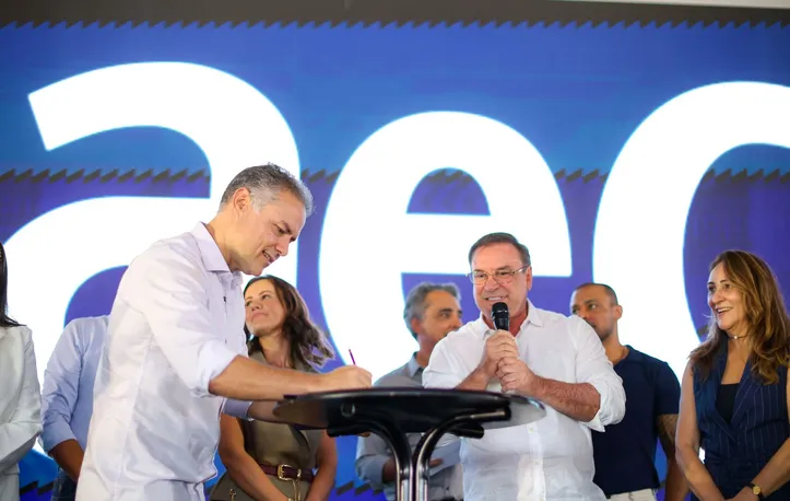 Renan Filho e Luciano participaram de eventos ontem em Arapiraca