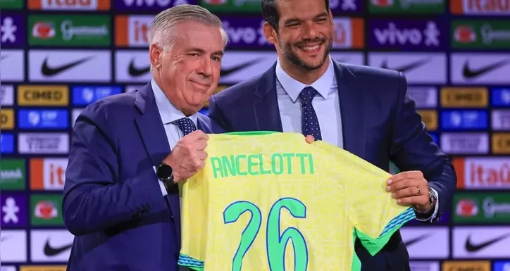 Xaud confirmou que Ancelloti segue no comando da Seleção