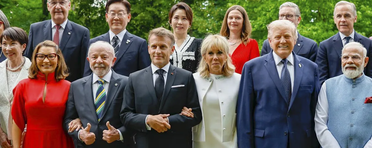 G7: ao lado de Donald trump, Lula critica  protecionismo e defende soberania dos países