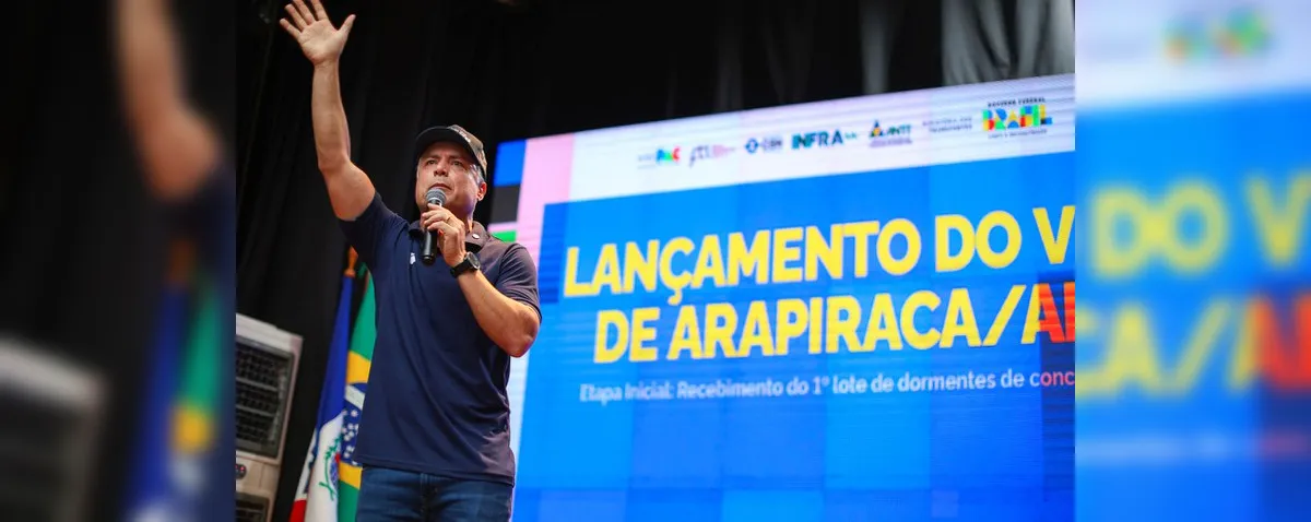 Renan Filho anuncia que testes do VLT de Arapiraca começam entre agosto e setembro