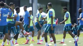 Seleção treina sem Neymar e Ancelotti não mostra time