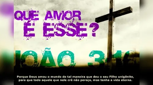 Amor Ágape (João 3.16) - Imagem