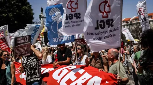 Greve geral provoca cancelamento de mais de 340 voos em Portugal - Imagem