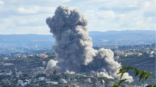 Israel ataca o sul do Líbano após anúncio de cessar-fogo - Imagem