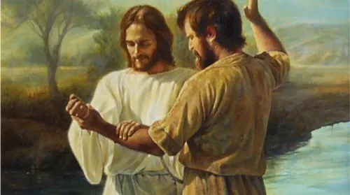João Batista e Jesus - Imagem