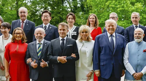 Na presença de Trump no G7, Lula critica protecionismo - Imagem