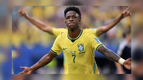 Vini marca dois, Brasil vence Escócia e avança em primeiro - Imagem