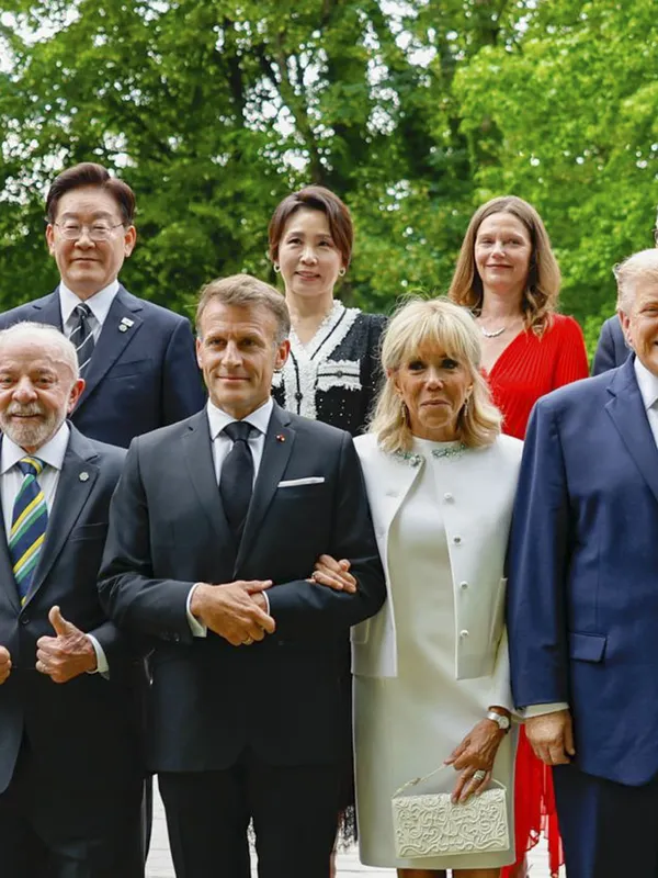 G7: ao lado de Donald trump, Lula critica  protecionismo e defende soberania dos países