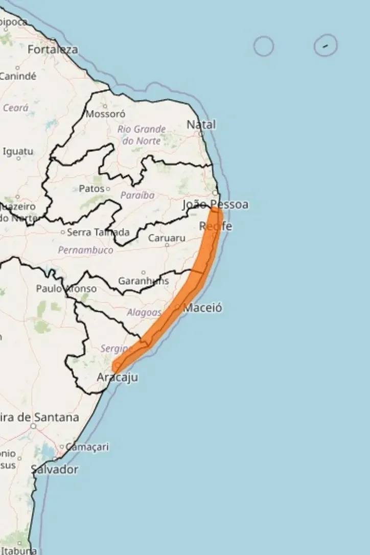 Imagem ilustrativa da imagem Inmet emite alertas de chuvas intensas e coloca municípios de Alagoas em atenção