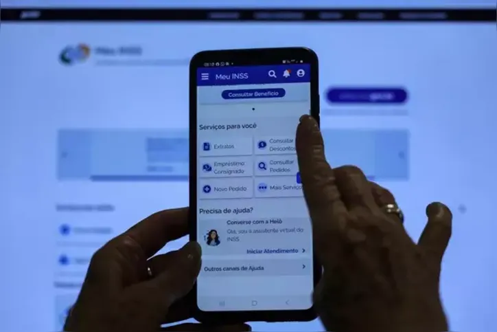 O procedimento consiste na validação das impressões digitais
