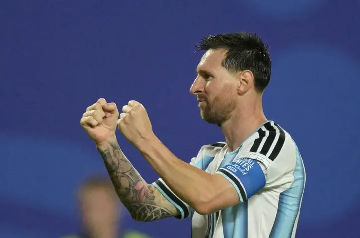 Messi fez 2 gols no jogo e chegou a 18 gols em Copas do Mundo
