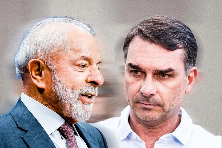 Lula cresceu 2 pontos percentuais, enquanto Flávio perdeu dois