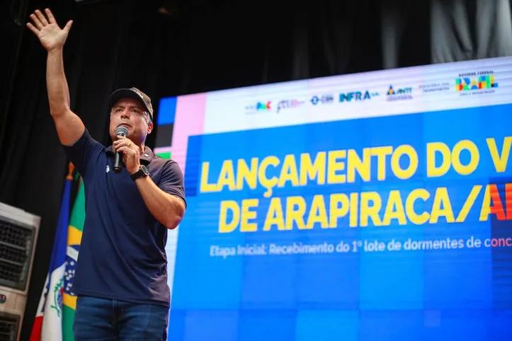 Renan Filho anuncia obas do VLT em Arapiraca
