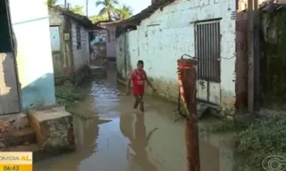 Chuvas deixam famílias desalojadas e interditam trecho da BR-416 em Colônia Leopoldina