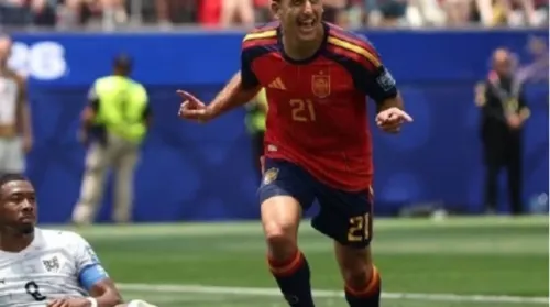 Sem sustos, Espanha vence a Áustria e vai às oitavas de final - Imagem