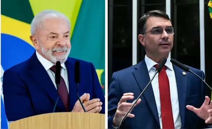 Imagem ilustrativa da imagem BTG/Nexus: Lula e Flávio Bolsonaro empatam tecnicamente em segundo turno