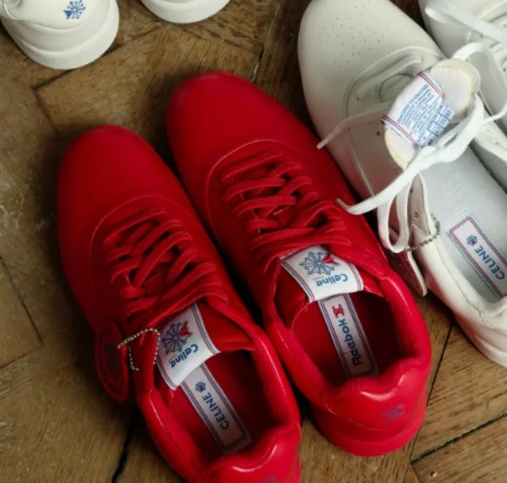 Imagem ilustrativa da imagem Céline e Reebok colaboram pela primeira vez e lançam tênis nostálgico