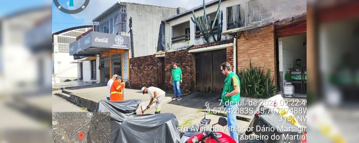 Prefeitura realiza ação contra lançamento de efluentes em galeria pluvial
