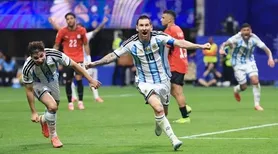 Argentina vira sobre Egito no fim e avança às quartas de final