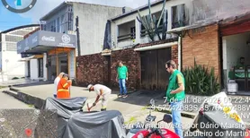 Prefeitura realiza ação contra lançamento de efluentes em galeria pluvial