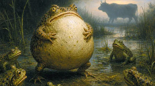O sapo inchado - Imagem