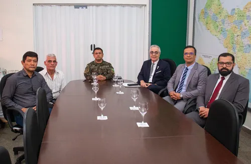 Presidente do TRE e comandante do 59º BIMtz se reúnem para alinhar ações para eleições