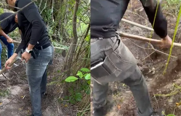 Corpo enterrado em área de manguezal pode ser de homem desaparecido desde o início do mês