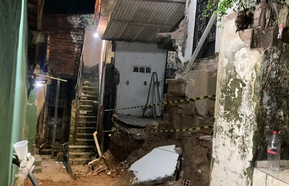 Desabamentos em Maceió deixam imóveis interditados e famílias desabrigadas
