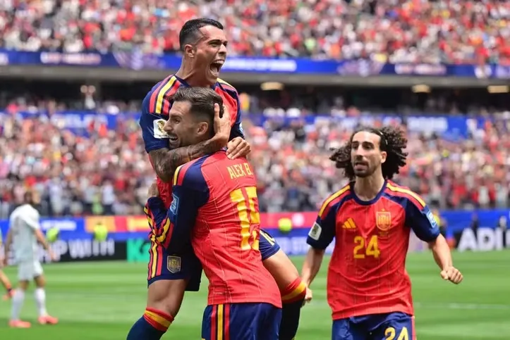 Espanha venceu a Áustria na segunda fase e avançou às oitavas