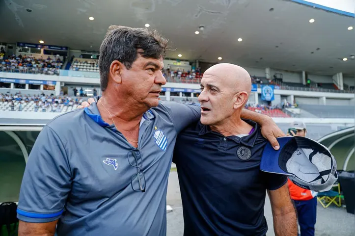 Moacir Júnior e Itamar Schülle, treinadores de CSA e ASA