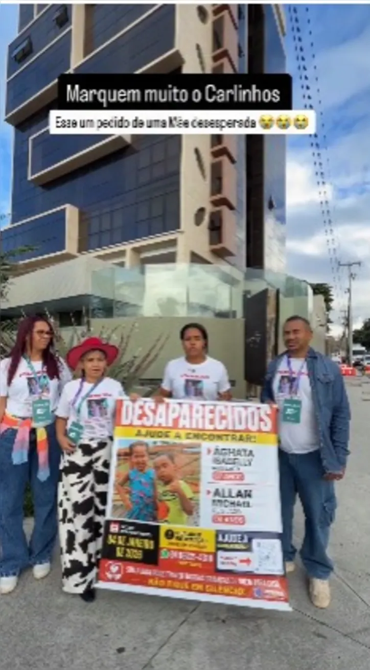 Imagem ilustrativa da imagem Mãe de crianças desaparecidas há oito meses no Maranhão busca ajuda na capital alagoana