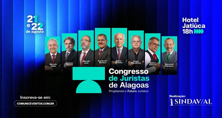 Nabor Bulhões e ministro Humberto Martins serão destaques do Congresso de Juristas de AL