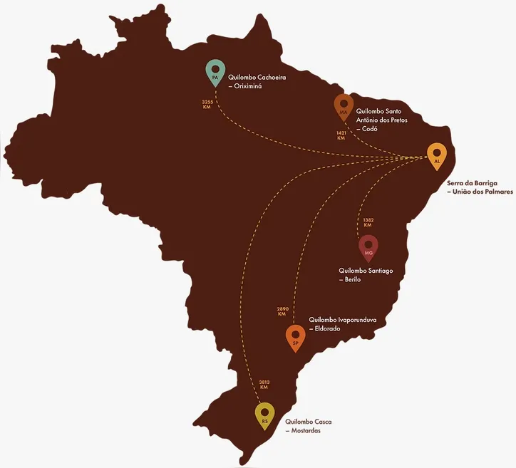 Imagem ilustrativa da imagem Projeto leva a Serra da Barriga aos quilombos do Brasil e une tecnologia ancestral e realidade virtual
