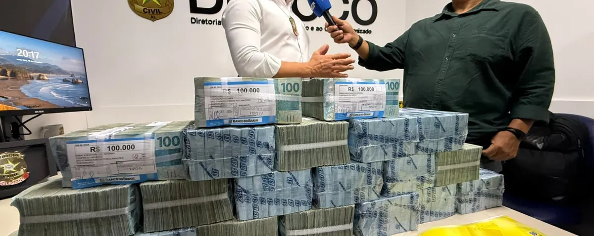 Polícia apura origem de R$ 2 milhões apreendidos após saque em Maceió
