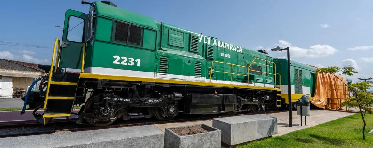 VLT de Arapiraca inicia testes na malha ferroviária, que terá 13 km de extensão