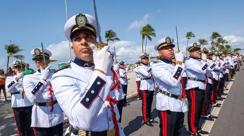 Avenida da Paz recebe tradicional desfile cívico-militar de 7 de Setembro - Imagem