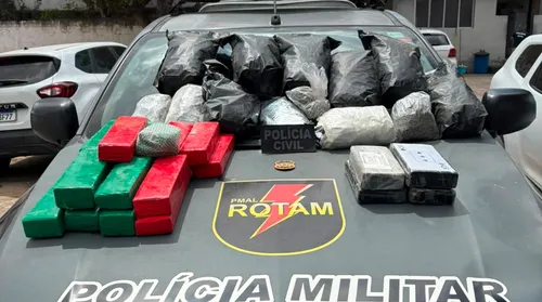 Polícia apreende 28 kg de drogas enterradas em terreno baldio em Arapiraca - Imagem