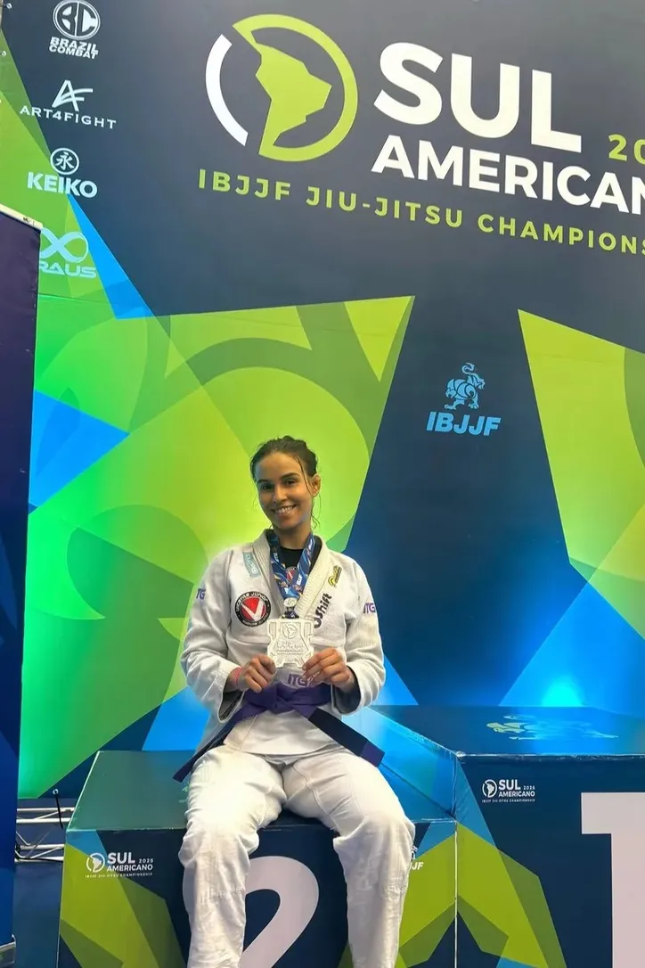 Anavivian Ferreira foi medalhista de prata no Sul-Americano