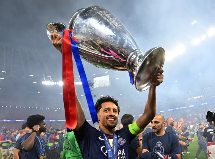 Marquinhos conquistou o bi da Liga dos Campeões com o PSG