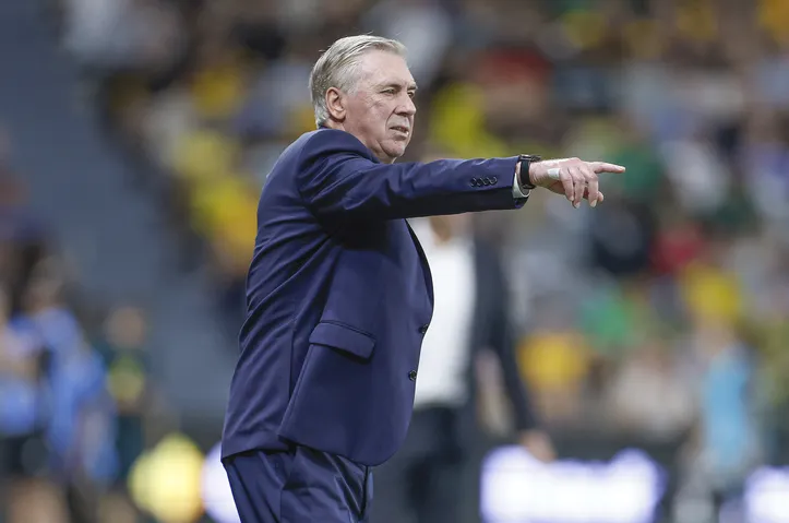 Carlo Ancelotti, técnico da Seleção Brasileira