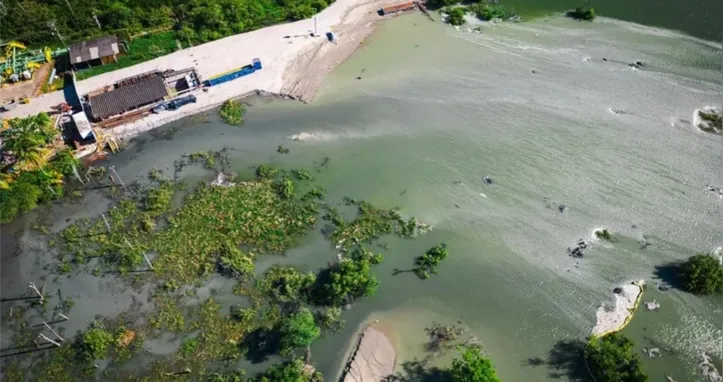 A Mina 18 rompeu sob a Lagoa Mundaú em dezembro de 2023