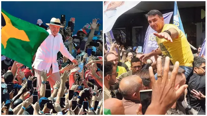 Lula e Flávio focam seus atos no Sudeste, na reta final do 1º turno