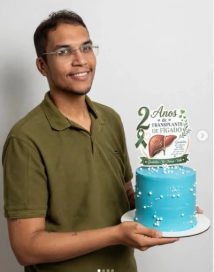 A hepatite pegou Filipe de surpresa e ele precisou de transplante