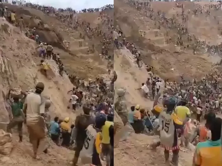 Desabamentos são frequentes em minas artesanais na África