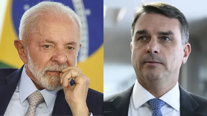 Lula aparece na frente de Flávio em nova pesquisa da CNT/MDA