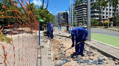 Ciclovias passam por manutenção após buracos e madeira danificada - Imagem