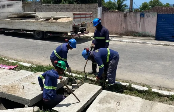 Prefeitura realiza tamponamento de galeria de águas pluviais na parte alta