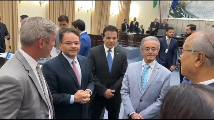 Desembargador Fábio Bittencourt foi recebido pelo presidente da ALE, deputado Marcelo Victor