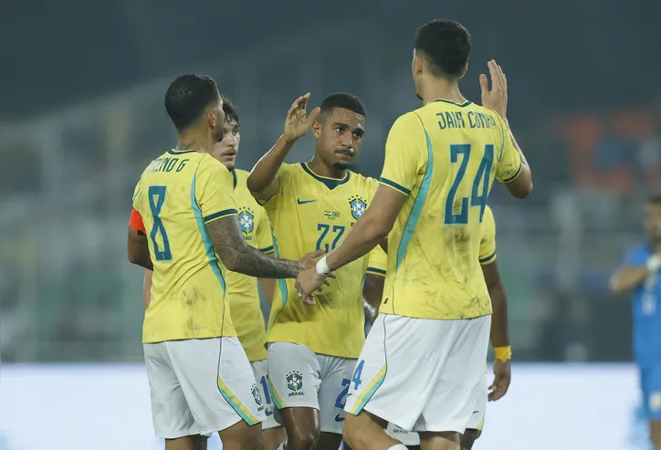 Seleção Brasileira goleou a Índia no último fim de semana